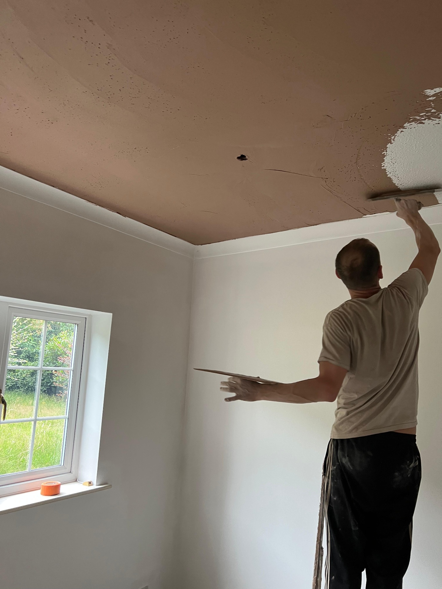 Plaster & finish — before